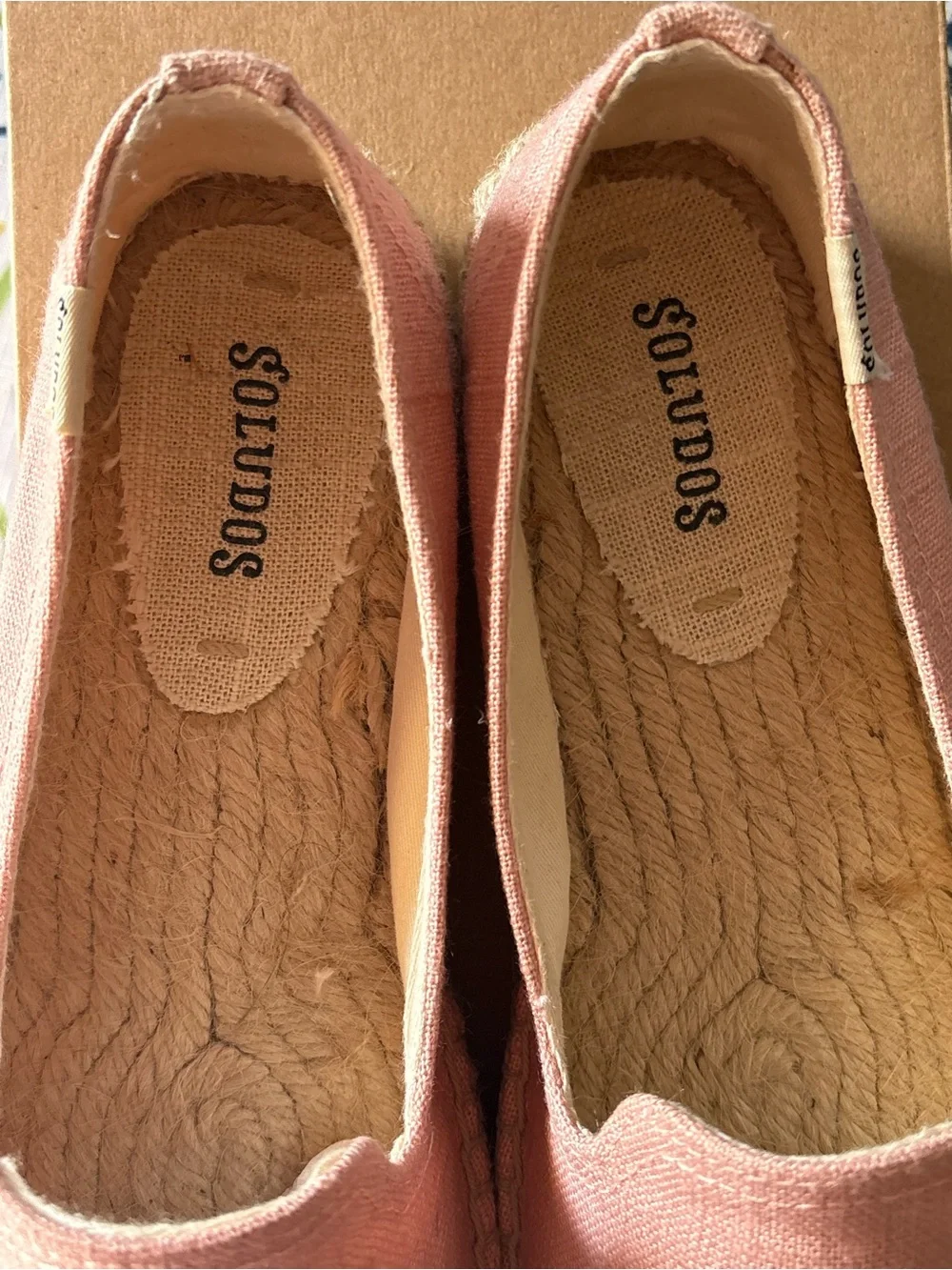 Soludos Ciao Bella Pink Espadrille Flats
